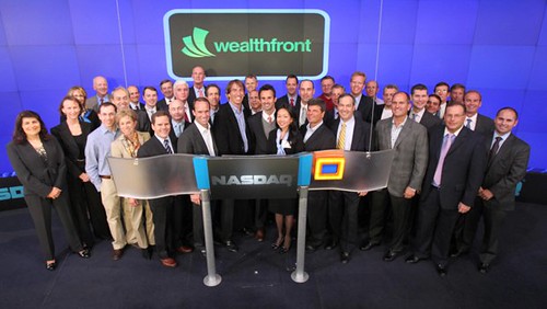 Online financial advisor Wealthfront rings NASDAQ in New York