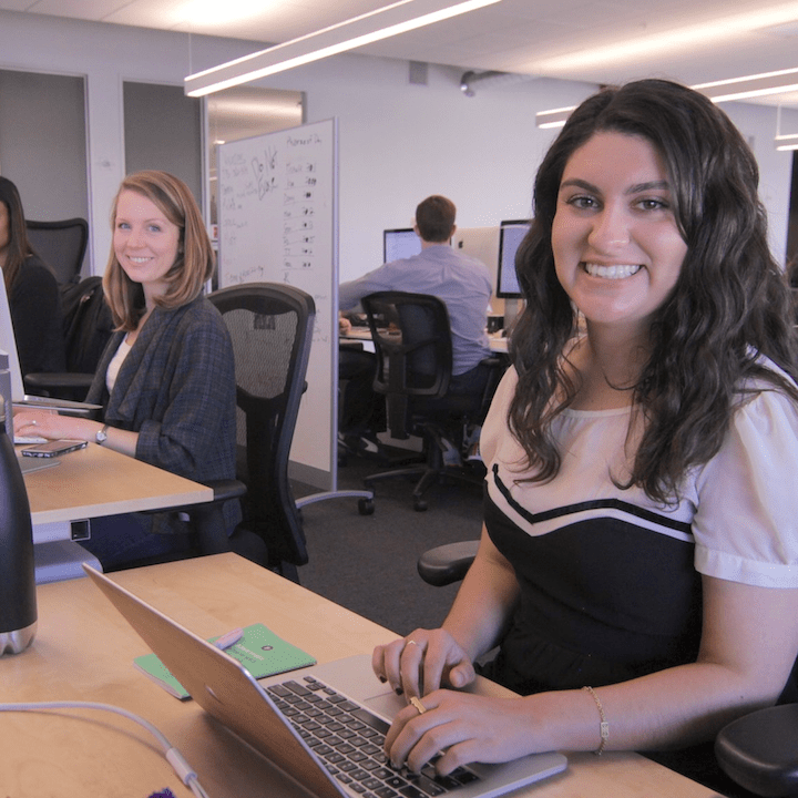 Wealthfront team members hard at work